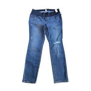 Old Navy maternity skinny front low panel size 8 short